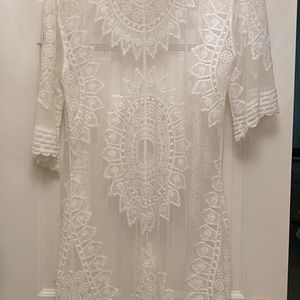 Rachel Zoe lace coverup/robe